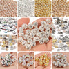 50pcs Multicolor AB Rhinestone Balls Crystal Loose Spacer Round Beads for Jewelry Making DIY Bracelet Accessories 6/8mm