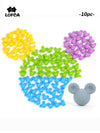 Silicone Beads Teething Beads 10pcs/lot Mouse Baby Teether Food Grade Colorful Chew Necklace Bracelet Bangle Jewelry Making