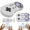 SF900 Retro Game Console 2.4G Wireless Receiver Video Game Console for Super Nintendo SNES NES with 2 Game Controllers Gamepad