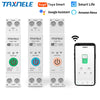 63A TUYA WIFI Smart Switch 1P Circuit Breaker Energy Meter KWh Power Metering Timer Relay MCB Smart Life voltage current protect