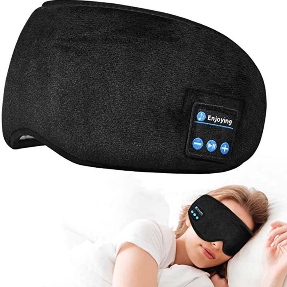 Wireless  Eye Mask Headset Sleep Stereo  Subwoofer Blindfold Bluetooth-compatible 5.0 Sleeping Eye