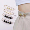 Good Quality Pearls Crystal Brooches For Women Waist Tighting Clap Anti Exposed Safty Recommend