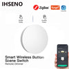 Tuya ZigBee Button Scene Switch Intelligent Linkage Smart Switch Battery Powered Automation Work With Smart Life Zigbee Devices